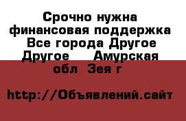 Срочно нужна финансовая поддержка! - Все города Другое » Другое   . Амурская обл.,Зея г.